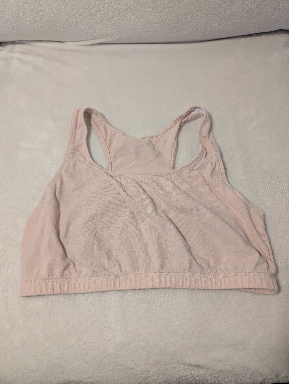 Fruit of the Loom Pink Cotton Sports Bra Size 40